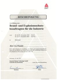Zertifikat BS-Beauftragter